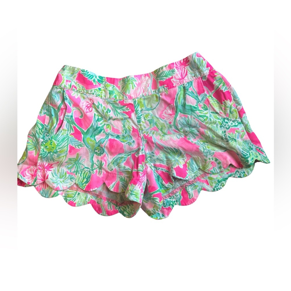 Lilly Pulitzer Dahlia Short Raz Berry Catty Shack Size Xs